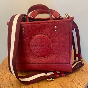 Coach Dempsey Tote 22 in Red